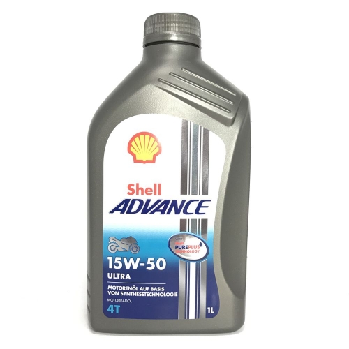 1 Liter Shell Advance ULTRA 4T 15W-50 